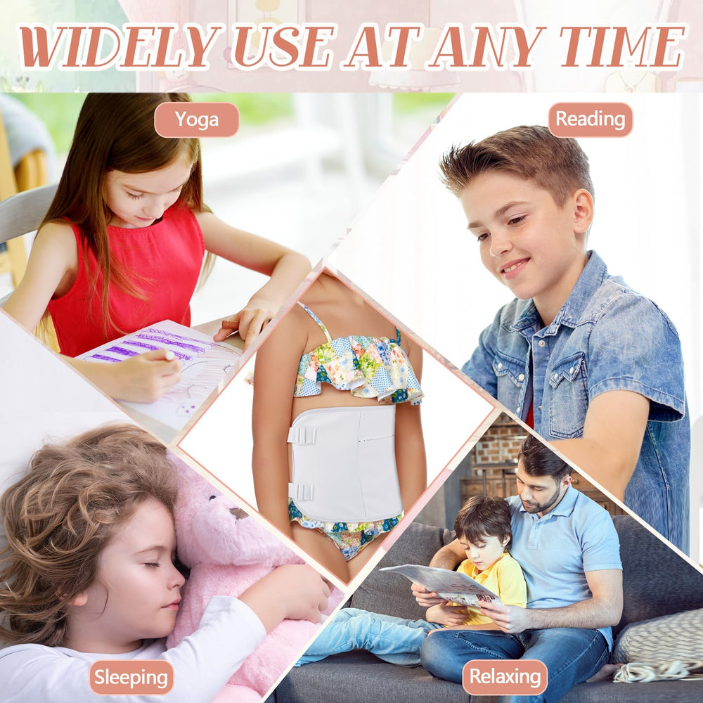 Gift-ready three-pack castor oil wraps for children