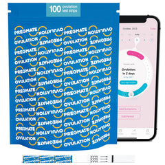 Pregmate 100-count ovulation test strip set