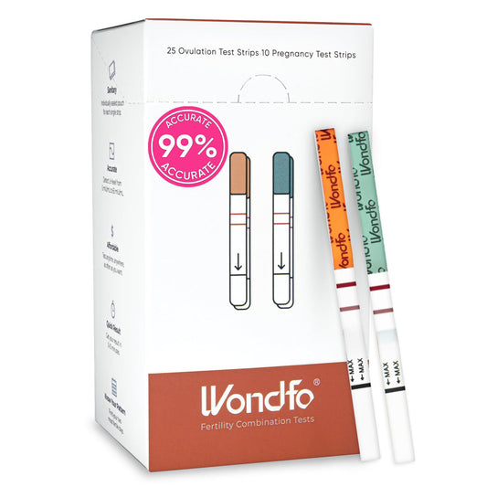 Pregnancy and Ovulation Test Strips Combo Pack packaging