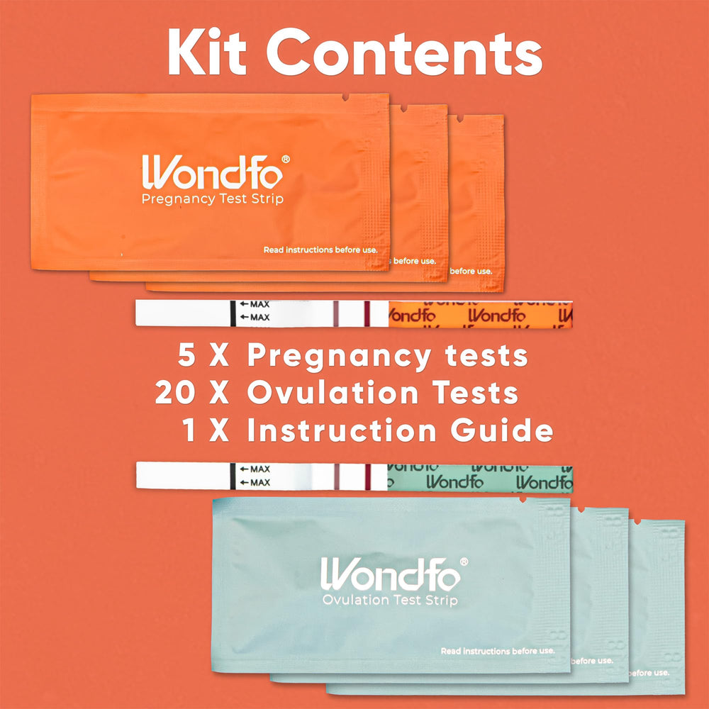 Individual sealed fertility test strips for privacy