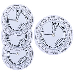 Four pregnancy wheels with 5.11 inch diameter
