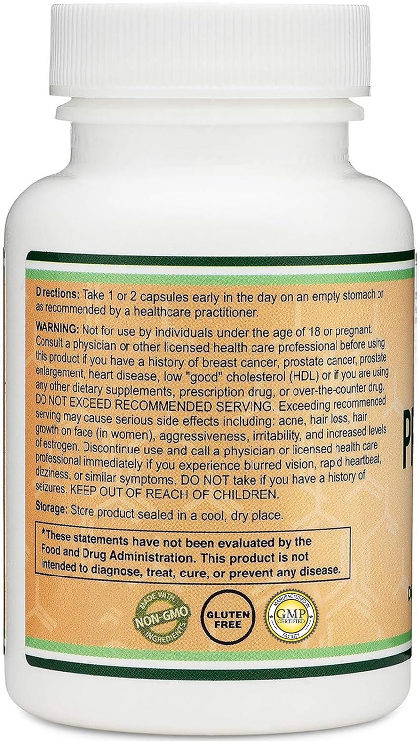 USA-made emblem on the Double Wood Pregnenolone bottle