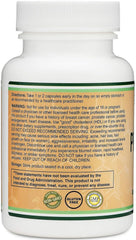 USA-made emblem on the Double Wood Pregnenolone bottle