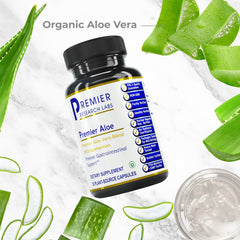 Aloe vera capsules with MCT oil for absorption
