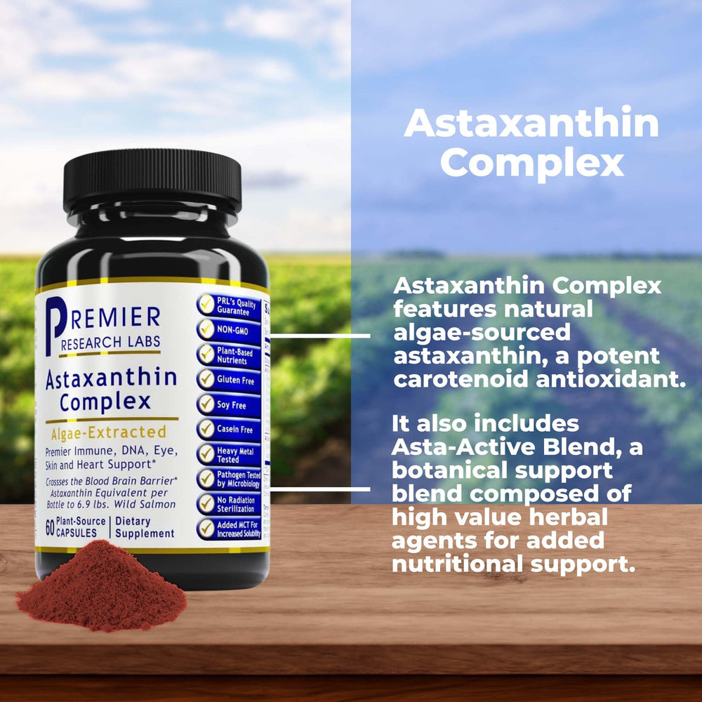 Algae source illustration representing algae-derived astaxanthin