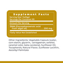 Lifestyle shot of a healthy adult with Premier DHA supplement bottle