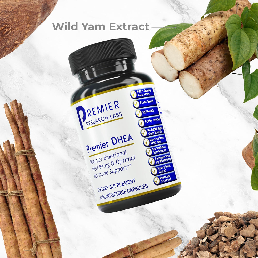 Wild yam-derived DHEA source used in Premier DHEA