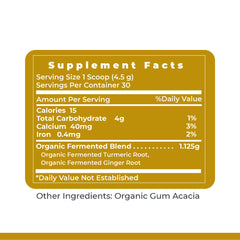Premier Fermented Turmeric & Ginger packaging and branding