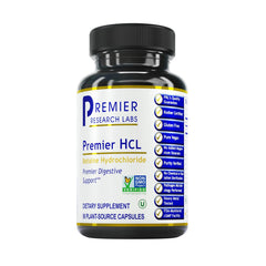 Premier HCL Betaine HCL bottle label