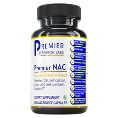 Premier NAC 300mg capsules bottle front