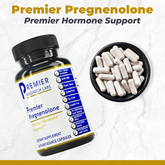 Premier Pregnenolone 100 mg supplement facts label