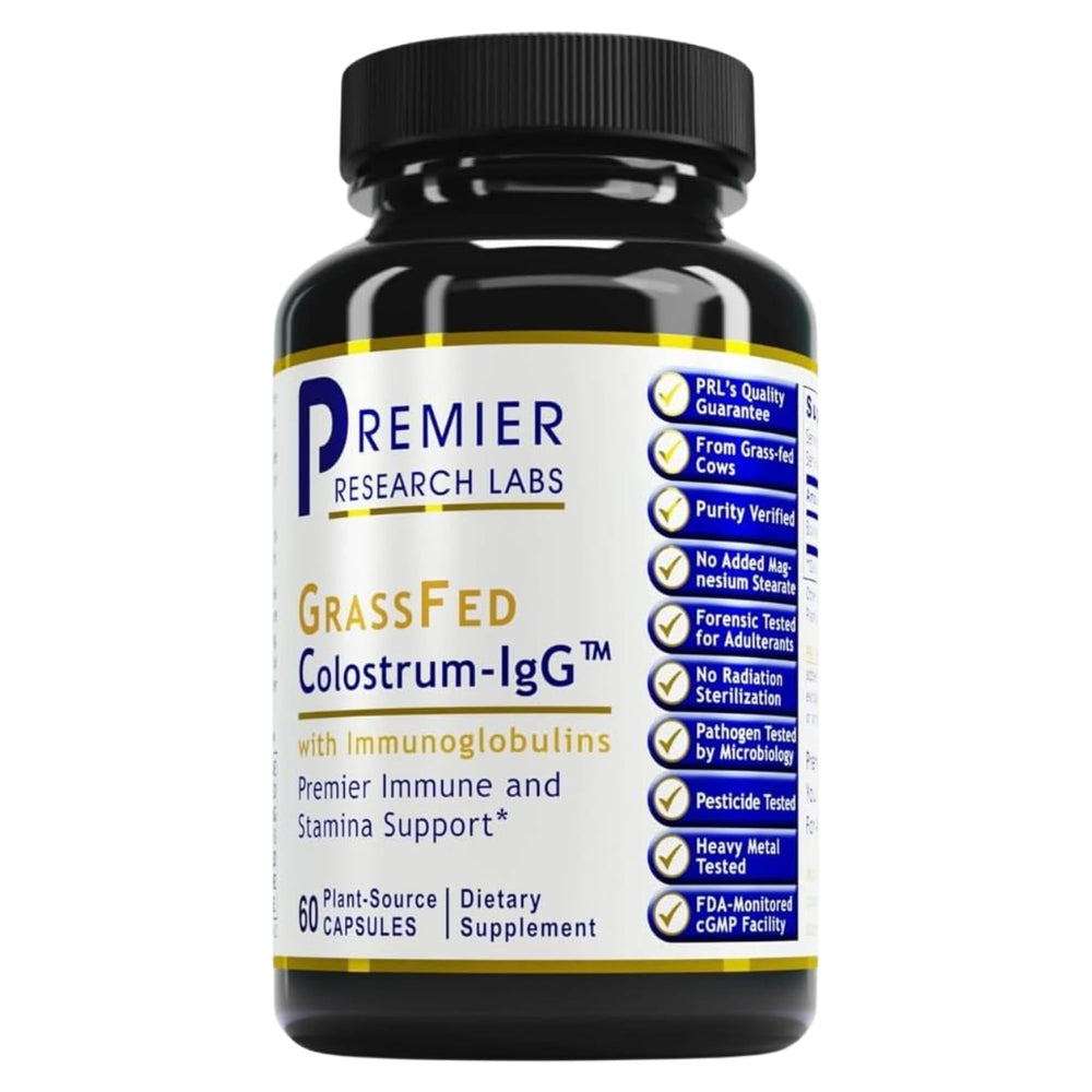 Premier Research Labs Colostrum-IgG bottle with 60 capsules