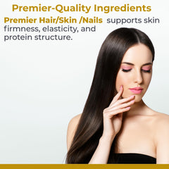 Calcium and magnesium minerals included in the keratin supplement