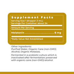 Premier Research Labs Melatonin-ND sublingual drops application on tongue