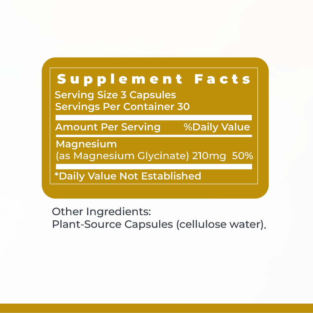 Sleep-support visual with Premier Research Labs magnesium glycinate capsules