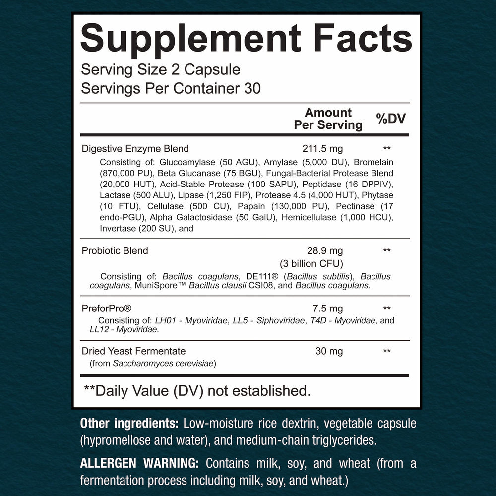 Box front displaying 4-in-1 probiotic label