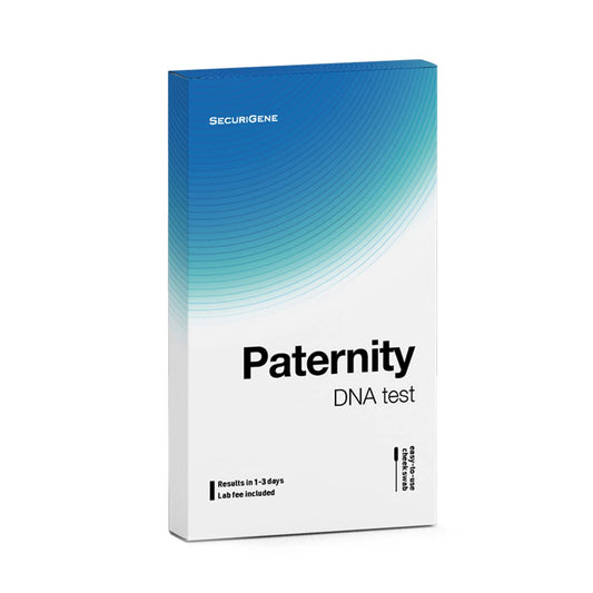 Premium DNA Paternity Home Test Kit box with secure packaging