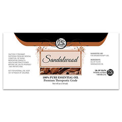 Premium dropper for precise application of sandalwood oil