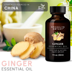 Premium amber glass bottle with dropper for essential oils