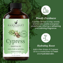 Premium grade, undiluted Cypress essential oil