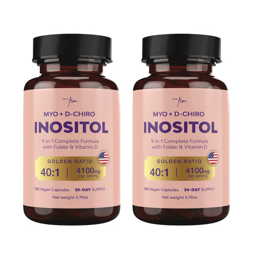 Premium Inositol Bundle bottle and capsules