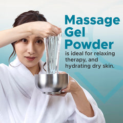 Mixing Premium Massage Gel Powder with water