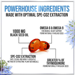Premium Nigella sativa oil softgels