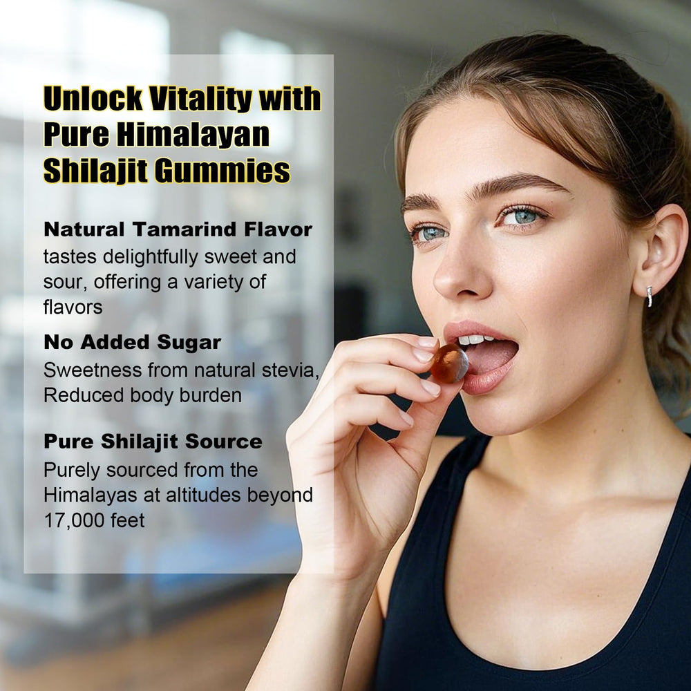 Premium Shilajit blend with Ashwagandha and botanicals