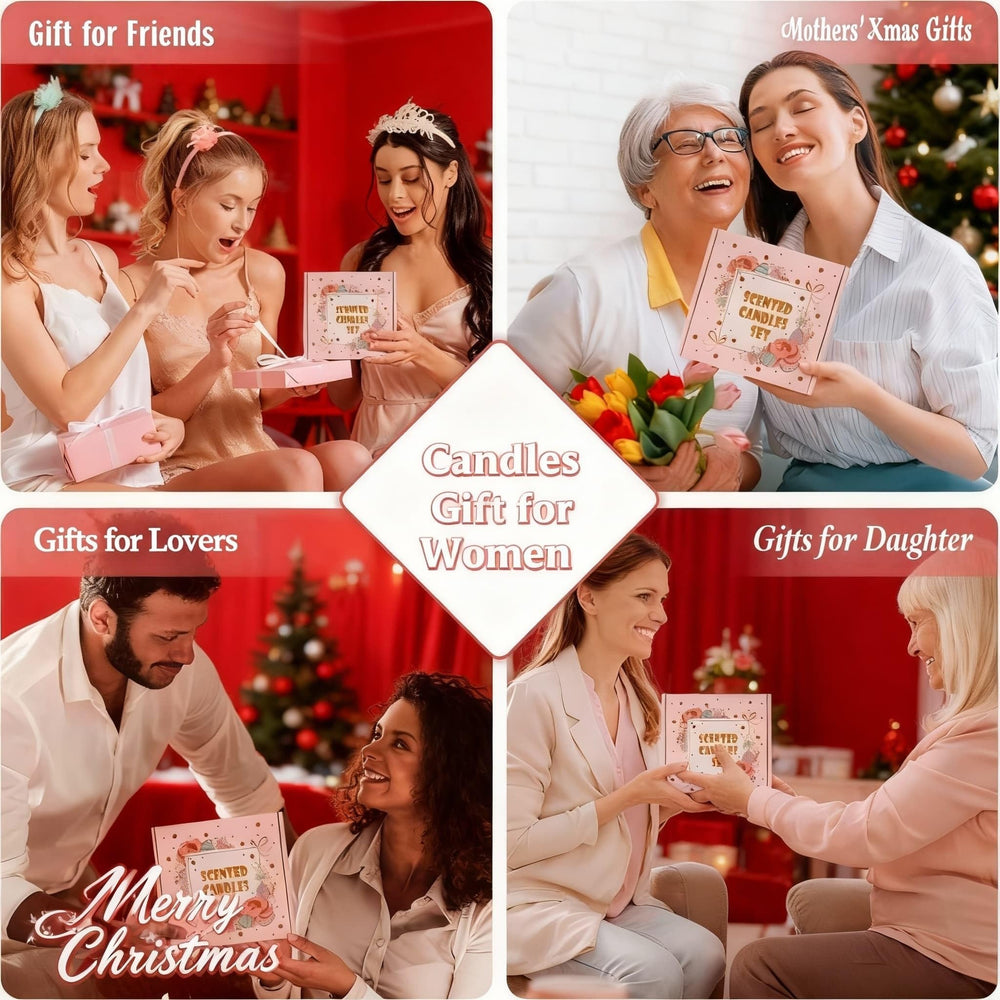 Premium soy wax candle with clean burn and floral fragrance