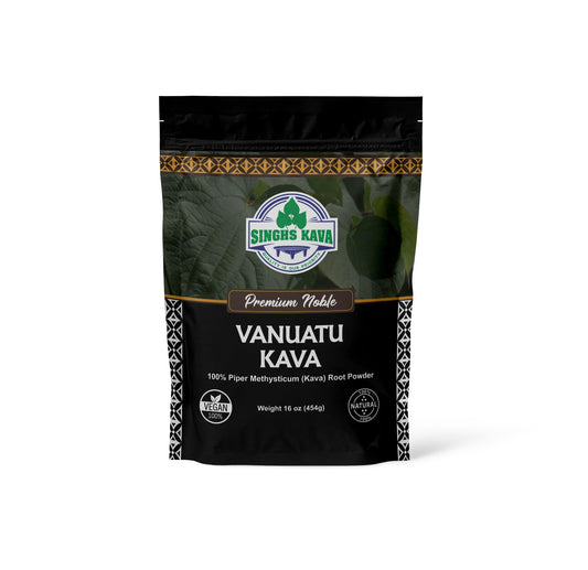 Premium Quality Vanuatu Kava 16oz bottle with label
