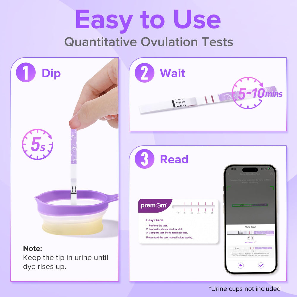 Digital reader component of Premom ovulation predictor kit