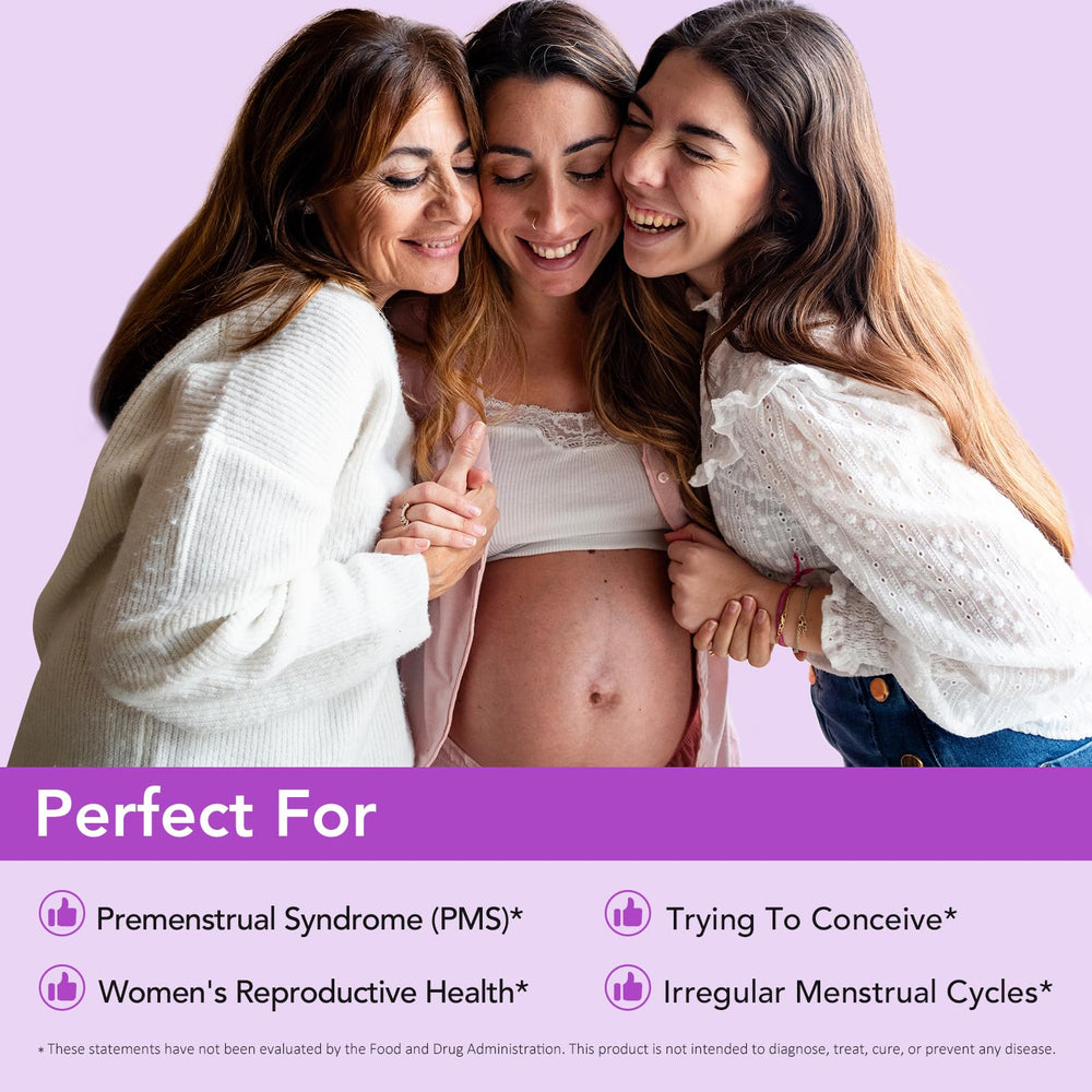 Vegan, non-GMO Premom Vitex packaging
