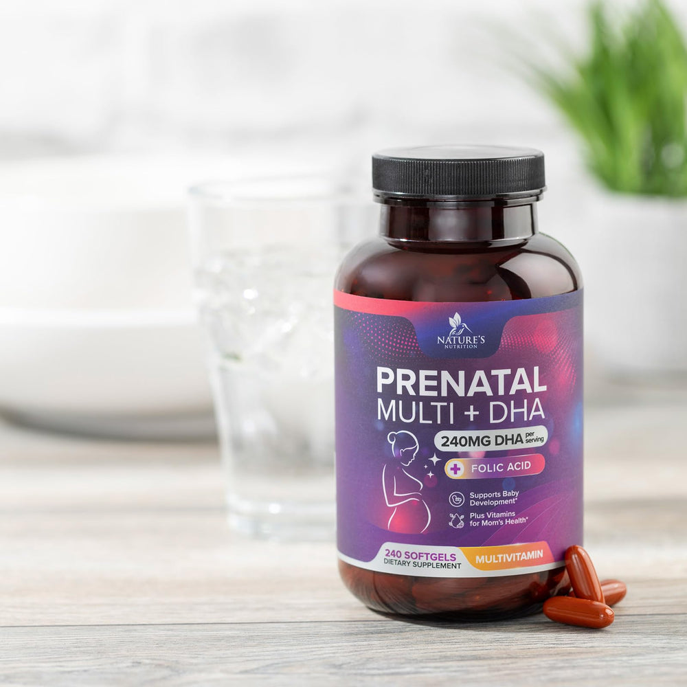 Graphic symbolizing pregnancy support and fetal brain development