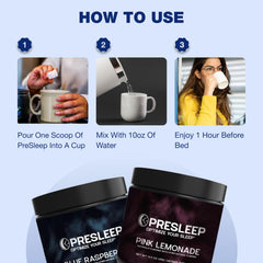 Melatonin-free formula label on PreSleep