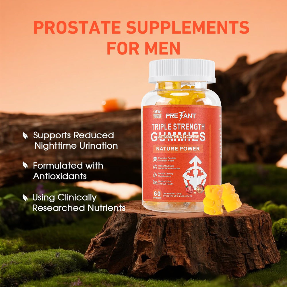 Vegan formula PRETANT Prostate Health Gummies