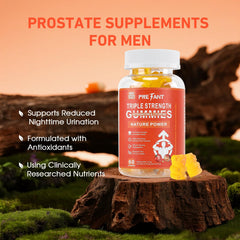 Vegan formula PRETANT Prostate Health Gummies