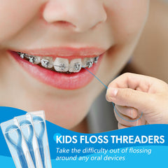 Close-up of durable nylon material used in floss threaders