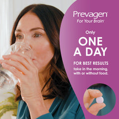 Prevagen bottle label nutrition panel with 20 mg apoaequorin and vitamin D3