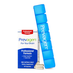 Prevagen Professional Formula bottle with easy to swallow capsules for daily brain support