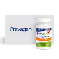 Prevagen regular strength orange chewables bottle and packaging front