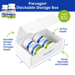 Attractive stackable Prevagen storage box