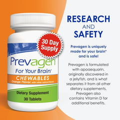 Prevagen vitamin D3 blend shown in a convenient chew
