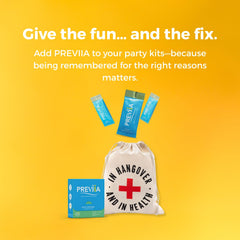 Previia ingredient list highlights cysteine, choline, magnesium, and vitamins.