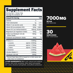 Primaforce BCAA Powder Watermelon packaging and label