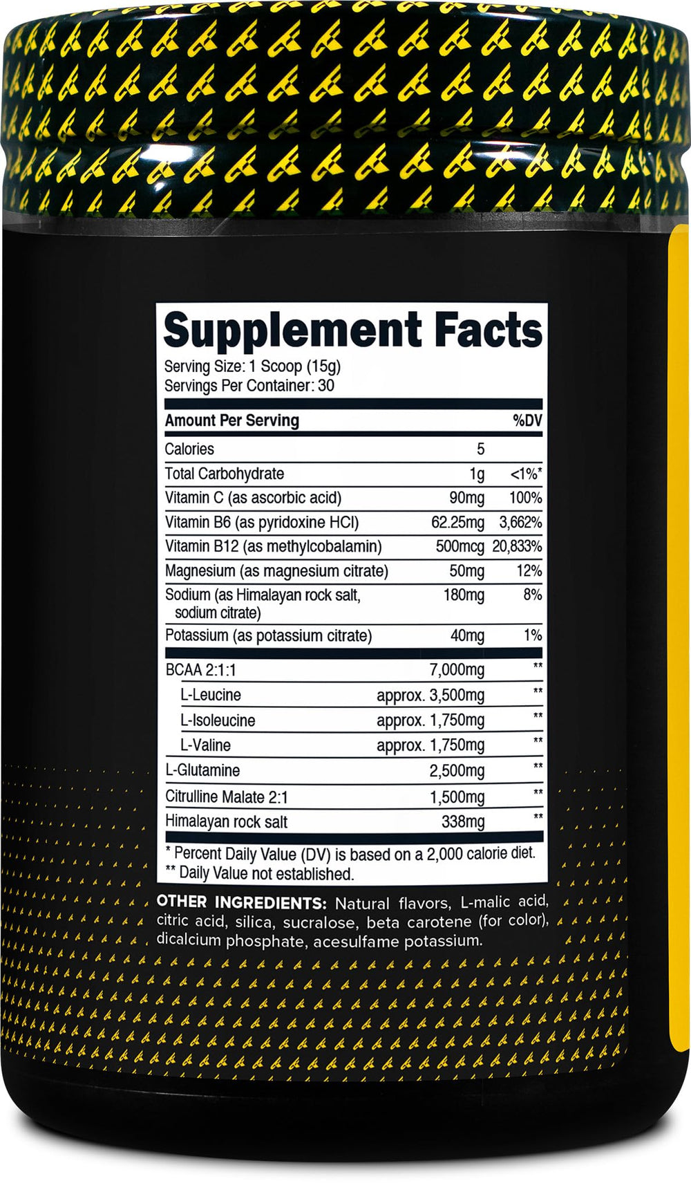 Glass with Pineapple Mango Primaforce BCAA drink