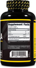 Nutrition facts panel for Primaforce CLA (60 servings)