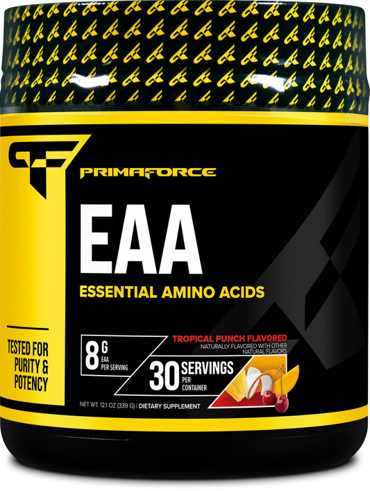Primaforce EAA Powder Tropical Punch container - front view