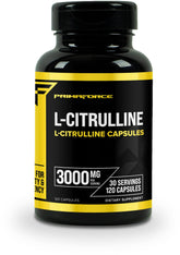 Front view of Primaforce L-Citrulline 3000mg bottle