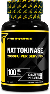 Primaforce Nattokinase 100mg capsules bottle - 2000 FU per serving