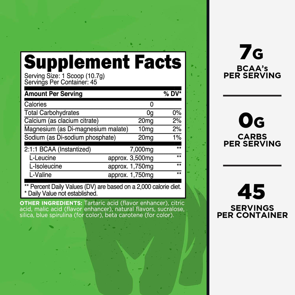 Packaging of Primal BCAA Powder Great Ape 45 servings